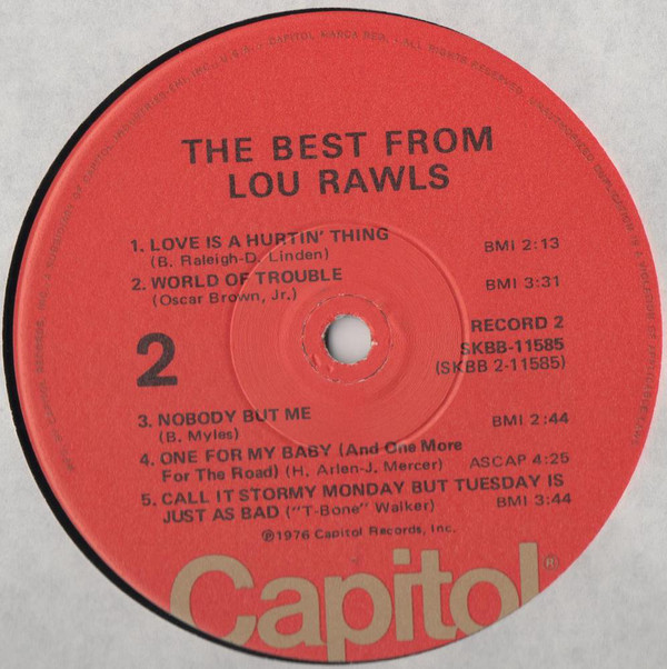 Lou Rawls - The Best From Lou Rawls (2xLP, Comp) (Mint (M)) - Image 4