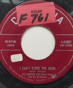 Vic Damone With Glenn Osser And His Orchestra - Junior Miss / I Can't Close The Book (7", Single) (Very Good Plus (VG+))