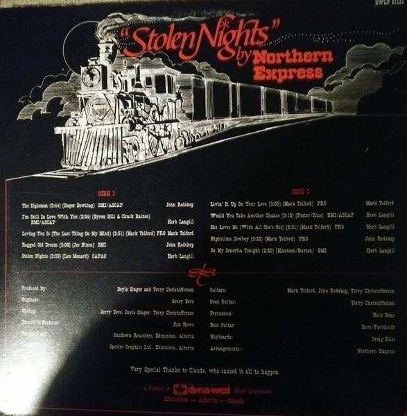 Northern Express - Stolen Nights (LP, Album) (Mint (M)) - Image 2