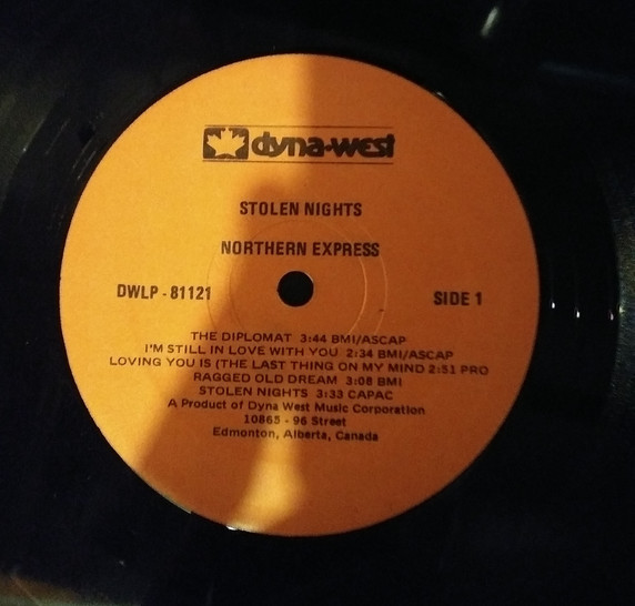 Northern Express - Stolen Nights (LP, Album) (Mint (M)) - Image 3