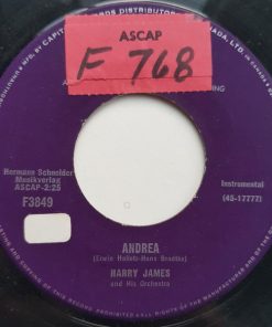 Harry James And His Orchestra - Andrea / Vuelve (7", Single) (Very Good Plus (VG+))