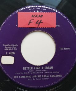 Guy Lombardo And His Royal Canadians - Better Than A Dream / Sweet Sue (7", Single) (Very Good Plus (VG+))