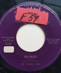 Joe "Fingers" Carr - Sea Breeze / Sophia (7") (Very Good (VG))