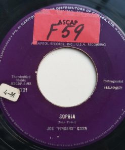 Alternative view of Joe "Fingers" Carr - Sea Breeze / Sophia (7") (Very Good (VG))