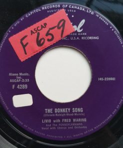 Livio (9) With Fred Waring & The Pennsylvanians - The Donkey Song (7", Single) (Very Good Plus (VG+))
