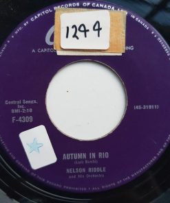 Alternative view of Nelson Riddle And His Orchestra - The Untouchables / Autumn In Rio (7", Single) (Very Good Plus (VG+))