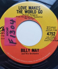 Billy May And His Orchestra - Love Makes The World Go / The Sweetest Sounds (7", Single) (Very Good Plus (VG+))