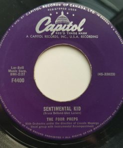 Alternative view of The Four Preps - Madelina / Sentimental Kid (7", Single) (Very Good (VG))