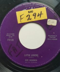Alternative view of Ron Goodwin And His Orchestra - Wagon Train / Latin Lovers (7", Single) (Very Good (VG))