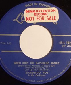 Edmundo Ros & His Orchestra - When Does The Ravishing Begin? / There's A Plot A Foot (7") (Very Good (VG))