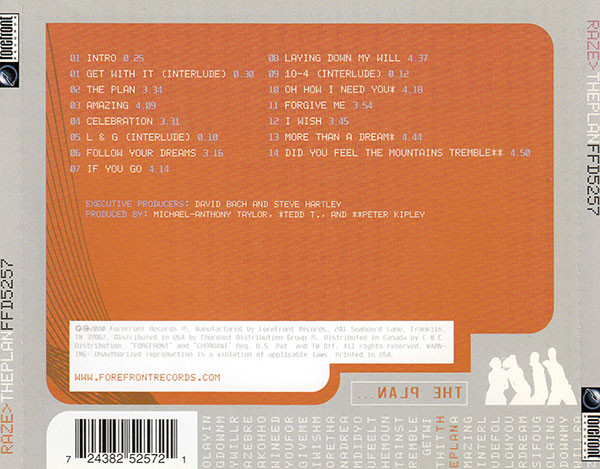 Raze (2) - The Plan (CD, Album) (Mint (M)) - Image 4