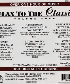 Alternative view of Various - Relax To The Classics, Volume Four (CD, Comp) (Near Mint (NM or M-))