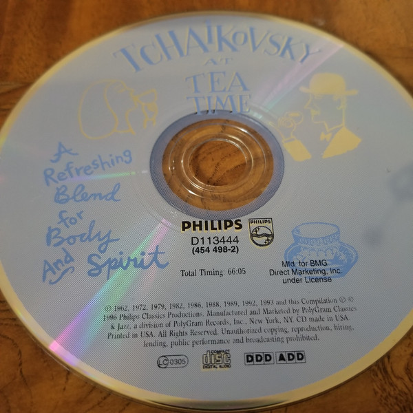 Various - Tchaikovosky At Tea Time A Refreshing Blend For Body And Spirit (CD, Comp, Club) (Near Mint (NM or M-)) - Image 2