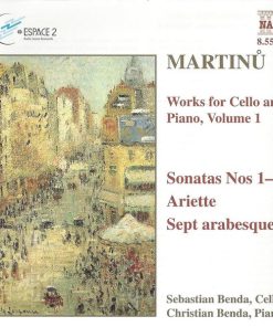 Bohuslav Martinů - Sebastian Benda, Christian Benda - Works For Cello And Piano, Volume 1: Sonatas Nos 1-3, Ariette, Sept Arabesques (CD, Album) (Near Mint (NM or M-))