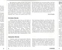 Bohuslav Martinů - Sebastian Benda, Christian Benda - Works For Cello And Piano, Volume 1: Sonatas Nos 1-3, Ariette, Sept Arabesques (CD, Album) (Near Mint (NM or M-)) - Image 5