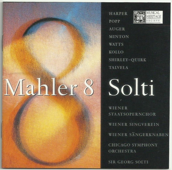 Gustav Mahler, Heather Harper, Lucia Popp, Arleen Auger, Yvonne Minton, Helen Watts, René Kollo, John Shirley-Quirk, Martti Talvela, Wiener Staatsopernchor, Wiener Singverein, Die Wiener Sängerknaben, Chicago Symphony Orchestra, Georg Solti - Symphony No. 8 In E-Flat Major "Symphony Of A Thousand" (CD, Club, RE) (Near Mint (NM or M-))