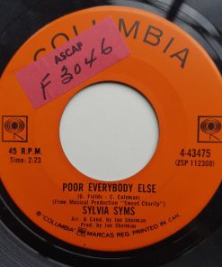 Sylvia Syms - Poor Everybody Else / There's Gotta Be Something Better Than This (7", Single) (Very Good Plus (VG+))