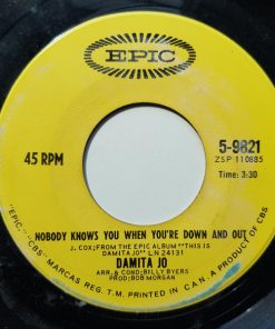 Damita Jo - Nobody Knows You When You're Down And Out (7", Single) (Near Mint (NM or M-))