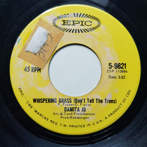 Damita Jo - Nobody Knows You When You're Down And Out (7", Single) (Near Mint (NM or M-)) - Image 2