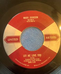 Alternative view of Marv Johnson - I Love The Way You Love (7") (Near Mint (NM or M-))