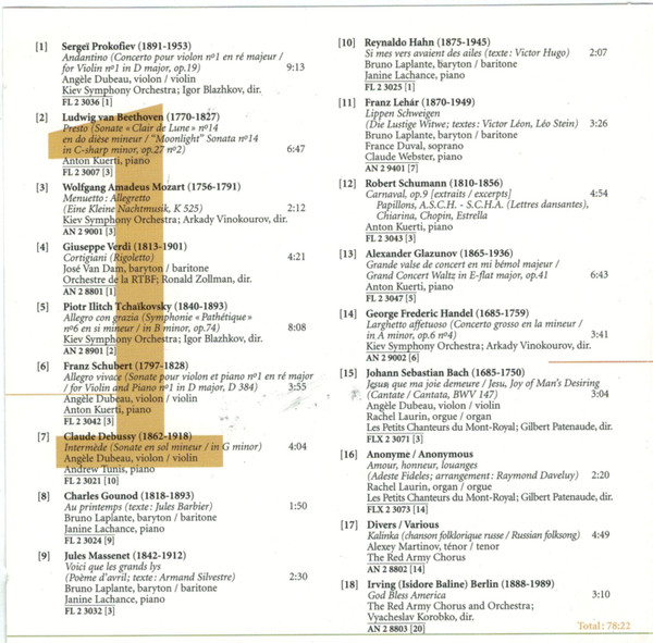 Various - Le Coffret De Tous Les Must Analekta : 10 Ans De Musique Classique=The Definitive Analekta Sampler : 10 Years Of Classical Music (5xCD, Comp, Smplr) (Near Mint (NM or M-)) - Image 3