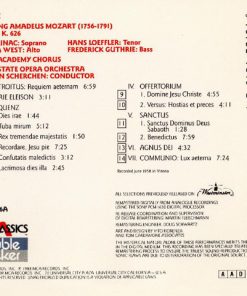 Alternative view of Wolfgang Amadeus Mozart / Joseph Haydn, Wiener Akademie Kammerchor, Orchester Der Wiener Staatsoper, Hermann Scherchen / René Leibowitz - Requiem, K.626; Four Sacred Choral Works / The Seven Last Words Of Christ (2xCD, RE, RM + Box, Comp, Sli) (Near Mint (NM or M-))