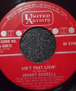Johnny Darrell - Ain't That Livin' / River Bottom (7", Single) (Very Good (VG))