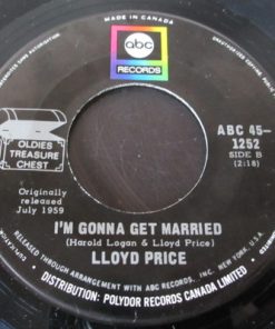 Alternative view of Lloyd Price - I'm Gonna Get Married / Just Because (7", RE) (Very Good Plus (VG+))