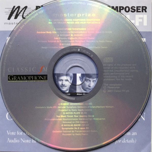 Various - Masterprize 2003 (CD) (Near Mint (NM or M-)) - Image 3