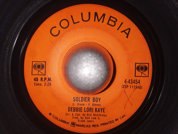 Debbie Lori Kaye - Soldier Boy (7") (Very Good (VG))