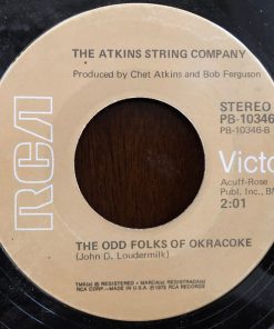 The Atkins String Company, Chet Atkins - The Night Atlanta Burned/ The Odd Folks Of Okracoke (7") (Very Good Plus (VG+))
