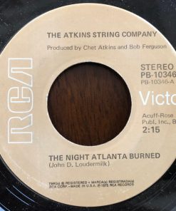 Alternative view of The Atkins String Company, Chet Atkins - The Night Atlanta Burned/ The Odd Folks Of Okracoke (7") (Very Good Plus (VG+))