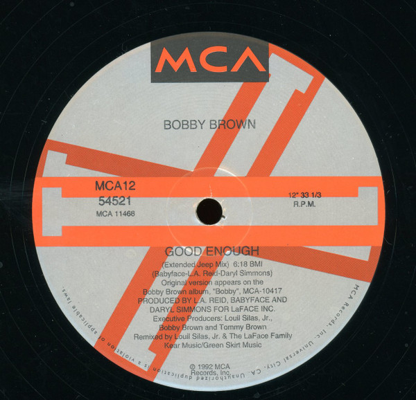 Bobby Brown - Good Enough (12", Single) (Mint (M)) - Image 3