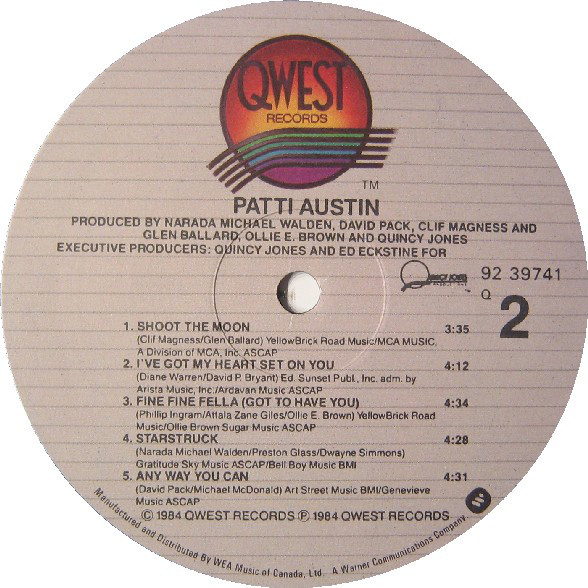 Patti Austin - Patti Austin (LP, Album) (Mint (M)) - Image 4