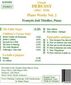 Alternative view of Claude Debussy, François-Joël Thiollier - Piano Works Volume 2 (CD, Album) (Very Good Plus (VG+))