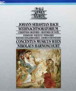 Johann Sebastian Bach, Paul Esswood, Kurt Equiluz, Siegmund Nimsgern, Die Wiener Sängerknaben, Chorus Viennensis, Concentus Musicus Wien, Nikolaus Harnoncourt - Weihnachtsoratorium = Christmas Oratorio = Oratorio De Noel (3xCD, Album + Box) (Near Mint (NM or M-))