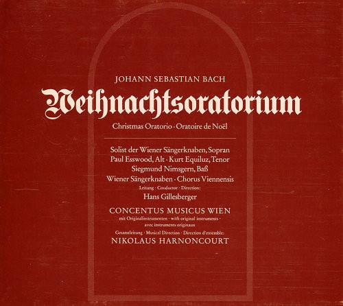 Johann Sebastian Bach, Paul Esswood, Kurt Equiluz, Siegmund Nimsgern, Die Wiener Sängerknaben, Chorus Viennensis, Concentus Musicus Wien, Nikolaus Harnoncourt - Weihnachtsoratorium = Christmas Oratorio = Oratorio De Noel (3xCD, Album + Box) (Near Mint (NM or M-)) - Image 3