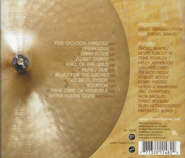 Daniel Barnes (3) - Culmination (CD, Album) (Near Mint (NM or M-)) - Image 2