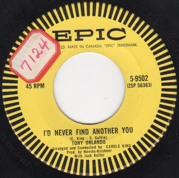 Tony Orlando - Love On Your Lips (7", Single) (Very Good Plus (VG+)) - Image 2