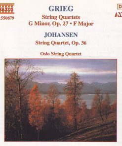 Edvard Grieg / David Monrad Johansen, Oslo String Quartet - String Quartets: G Minor, Op. 27 • F Major / String Quartet, Op. 36 (CD, Album) (Near Mint (NM or M-))