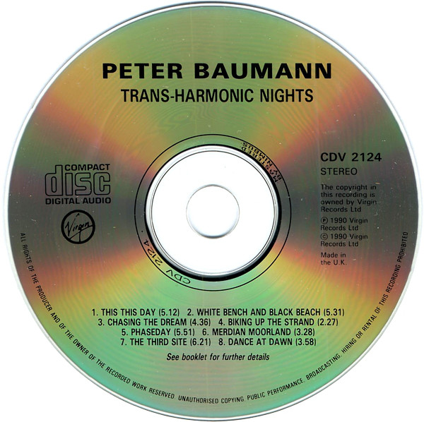 Peter Baumann - Trans Harmonic Nights (CD, Album, RE) (Near Mint (NM or M-)) - Image 5
