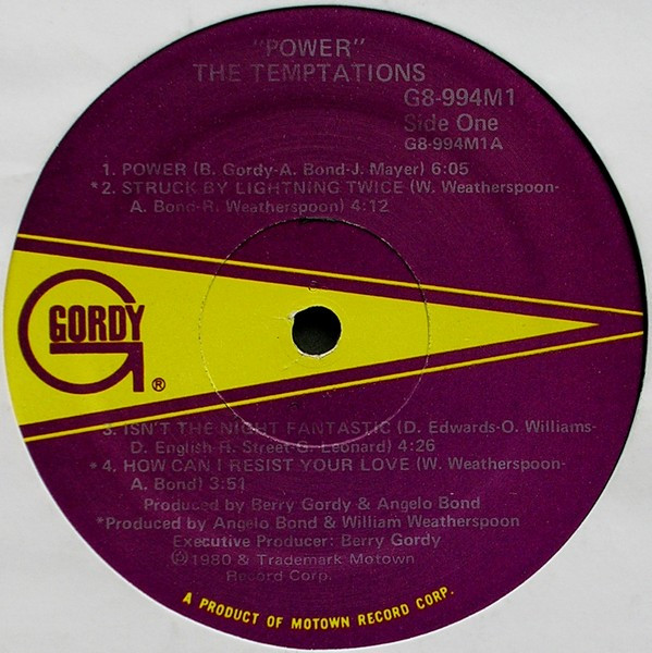 The Temptations - Power (LP, Album, Sup) (Mint (M)) - Image 3