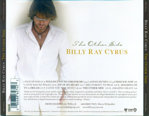 Billy Ray Cyrus - The Other Side (CD, Album) (Mint (M)) - Image 2