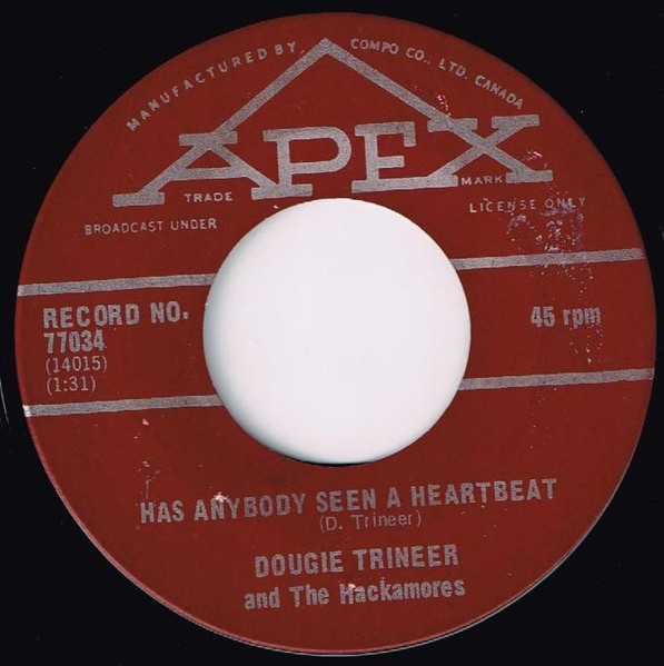 Dougal Trineer And The Hackamores - Don't Speak To Me Of Loneliness / Has Anybody Seen A Heartbeat (7", Single) (Very Good Plus (VG+)) - Image 2