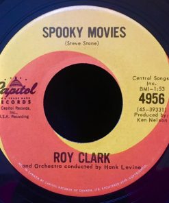 Alternative view of Roy Clark - Tips Of My Fingers / Spooky Movies (7") (Near Mint (NM or M-))