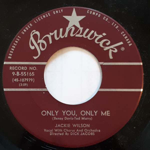 Jackie Wilson - Talk That Talk / Only You, Only Me (7", Single) (Near Mint (NM or M-)) - Image 2