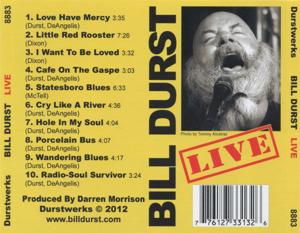 Bill Durst - Live (CD, Album) (Mint (M)) - Image 2