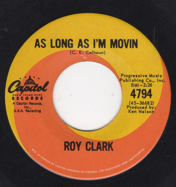 Roy Clark - Talk About A Party (7") (Very Good Plus (VG+)) - Image 2
