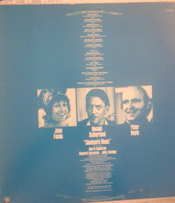 Nick Gravenites And Mike Bloomfield Featuring Paul Butterfield And Maria Muldaur - Steel Yard Blues: Original Sound Track From The Motion Picture (LP, Album) (Mint (M)) - Image 5