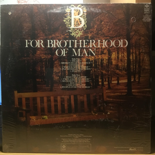 Brotherhood Of Man - B For Brotherhood (LP, Album) (Mint (M)) - Image 2